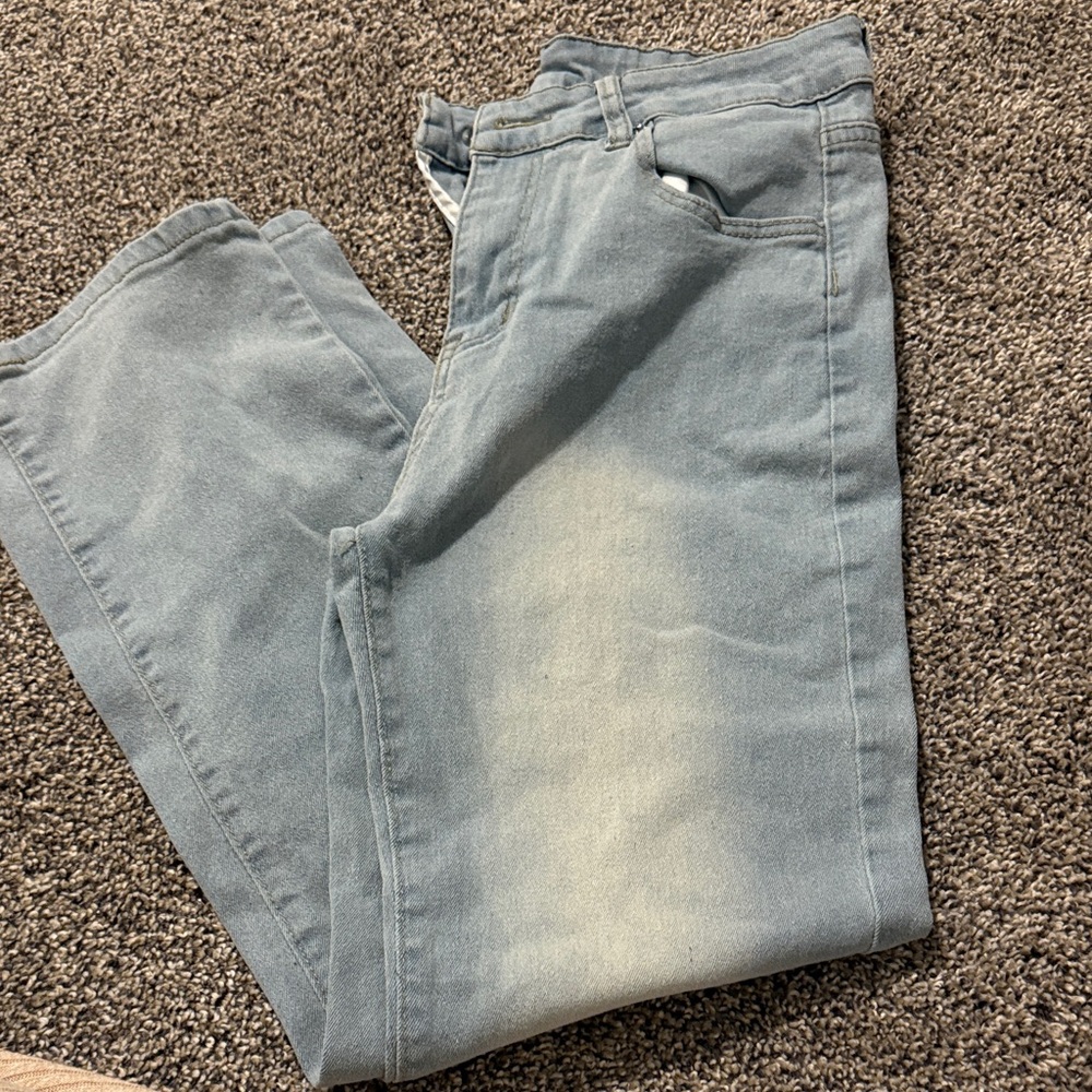 Sky Blue Denim Jeans
